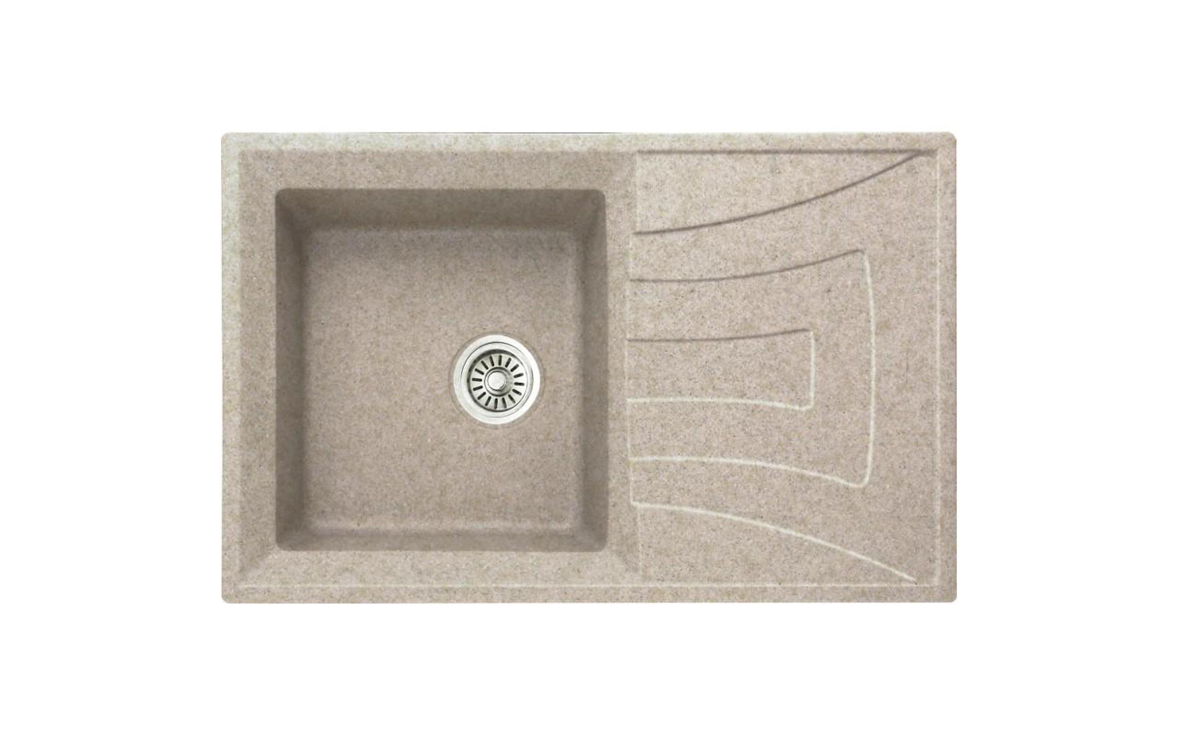 Granite sink ICGS8104, sandy, depth 18 cm  1